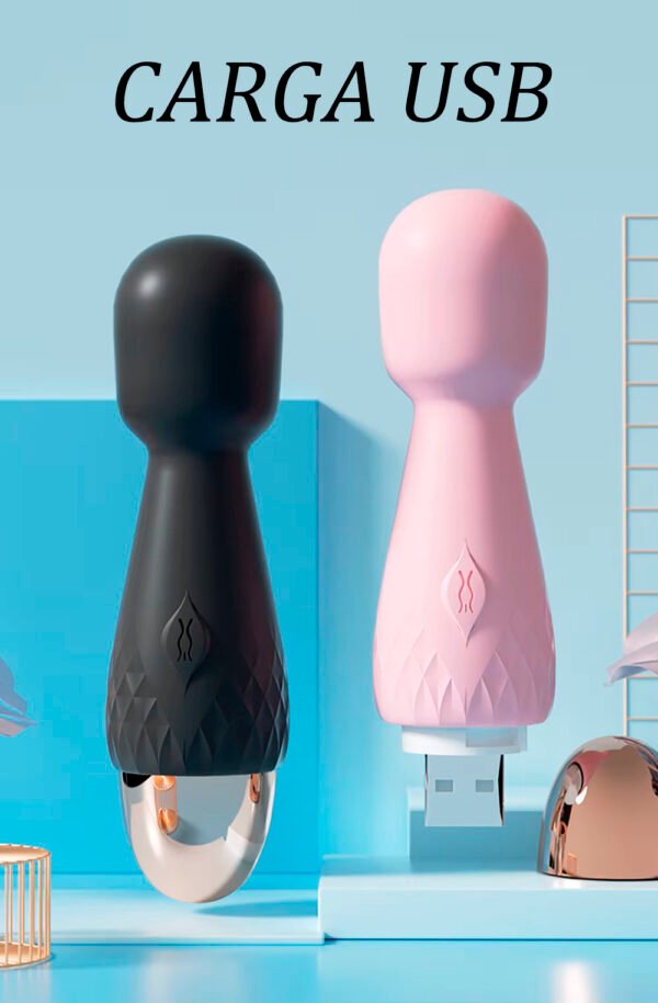 Mini vibrador clítoris recargable por USB y fácil de limpiar.