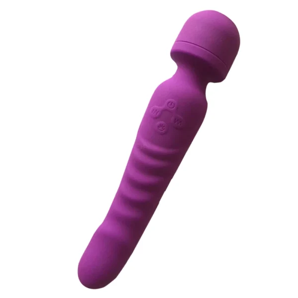 Vibrador estimulador de clítoris con función de calor para una experiencia placentera.