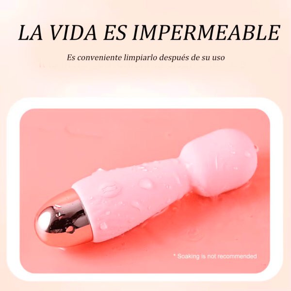 Mini vibrador clítoris de silicona segura y diseño ergonómico.