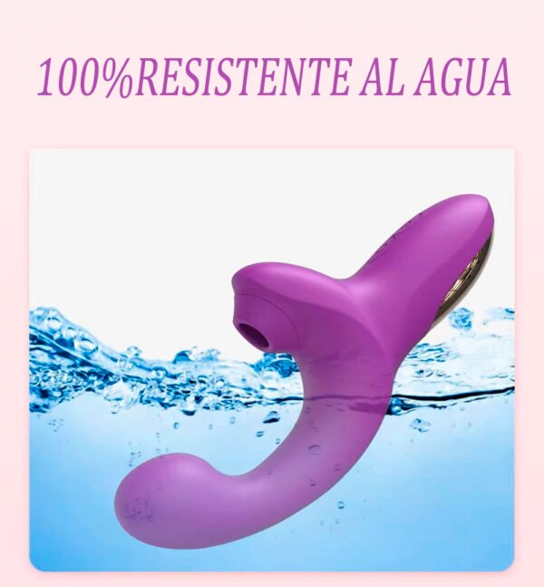 Vibrador succionador de clítoris discreto y silencioso para disfrutar del placer en cualquier lugar y momento.