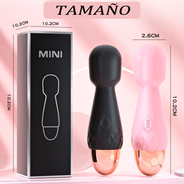 Mini vibrador clítoris con 10 modos de vibración para placer personalizado.