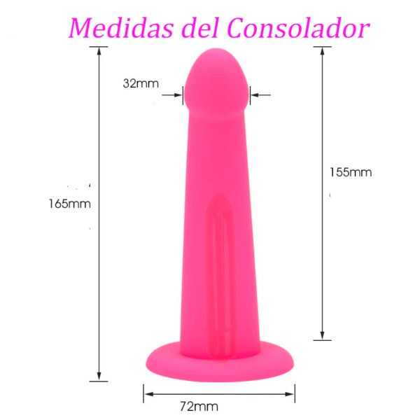 Consolador curvo compatible vibrador bala, placer personalizado, estimulación doble, silicona segura.