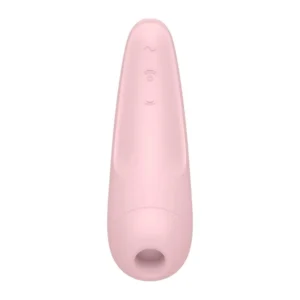 Satisfyer Curvy 2+: succionador de clítoris con ondas de presión y vibración para orgasmos intensos.