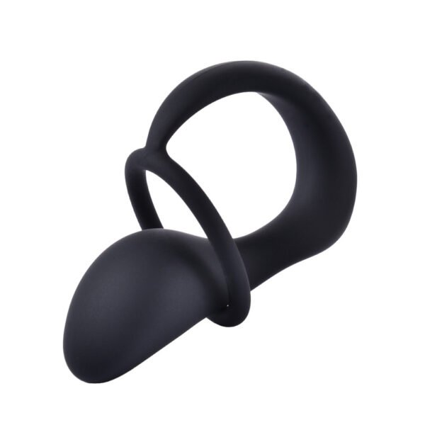 Estimulador de próstata con diseño curvo, material suave y vibraciones potentes para máximo disfrute.