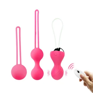 Bolas chinas vibradoras de silicona médica, mostrando vibraciones y diseño elegante.
