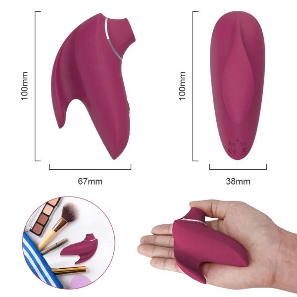 Succionador clitorial que combina succión y vibración para una estimulación doble. Descubre nuevas sensaciones y alcanza el clímax con este innovador juguete sexual.