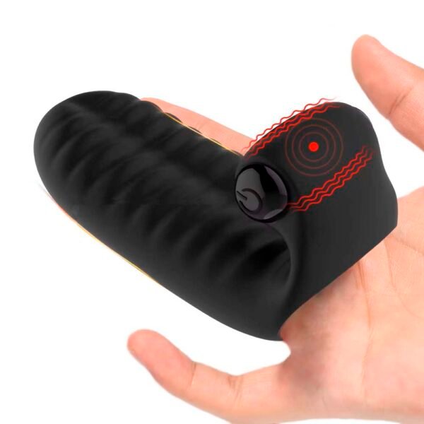 Vibrador de dedos compacto y ergonómico, ideal para estimulación precisa del clítoris y punto G. Diseño discreto, múltiples modos de vibración, silicona médica segura."
