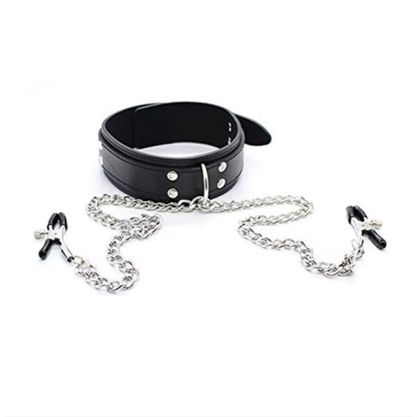Collar de sumisión con pinzas - Imagen 2