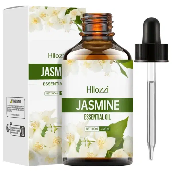 Aceite de masaje erótico con esencia de jazmín, para una experiencia sensorial intensa